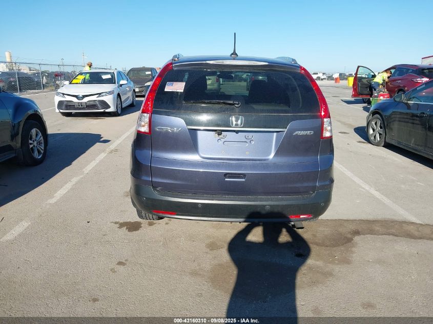 2012 Honda Cr-V Ex-L VIN: 5J6RM4H78CL059962 Lot: 43160310