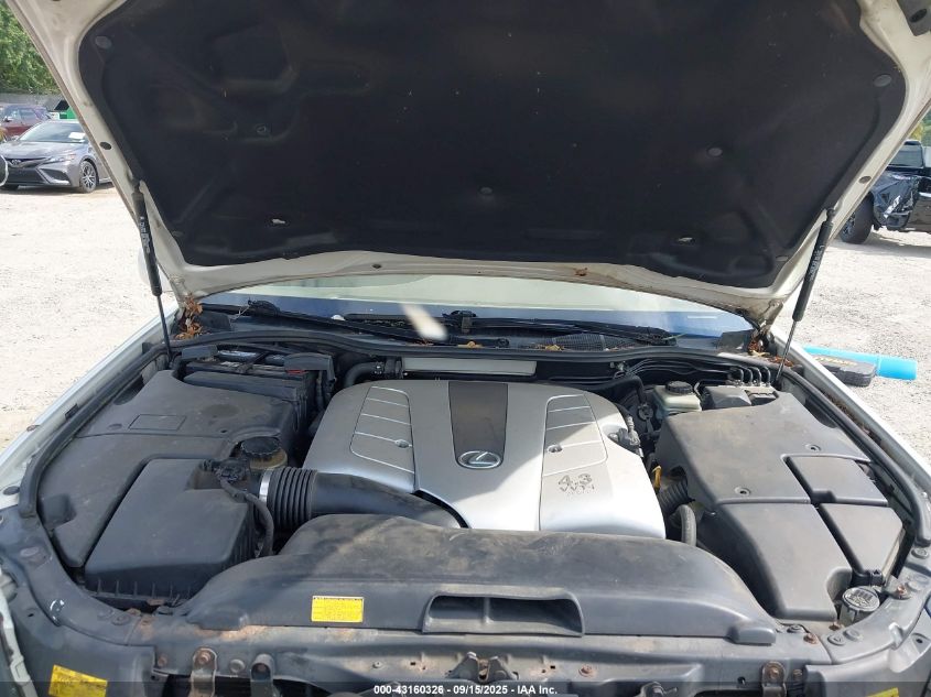 2005 Lexus Ls 430 VIN: JTHBN36F655010273 Lot: 43160326