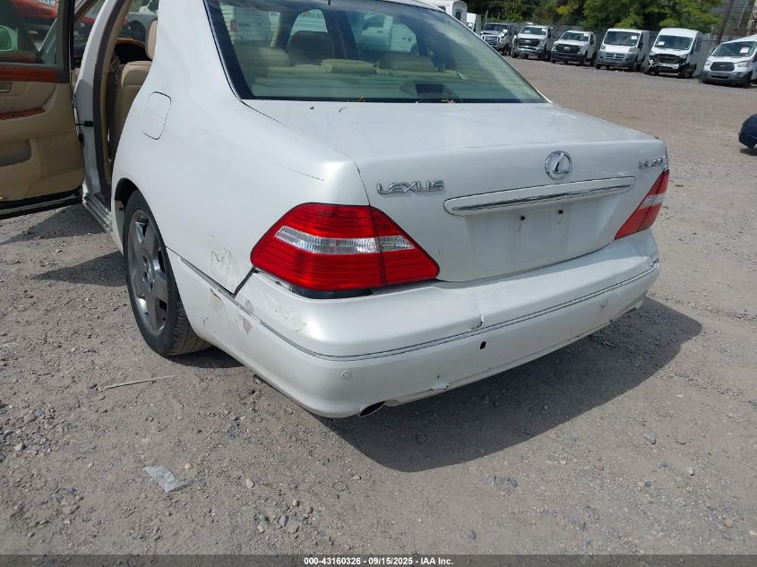 2005 Lexus Ls 430 VIN: JTHBN36F655010273 Lot: 43160326