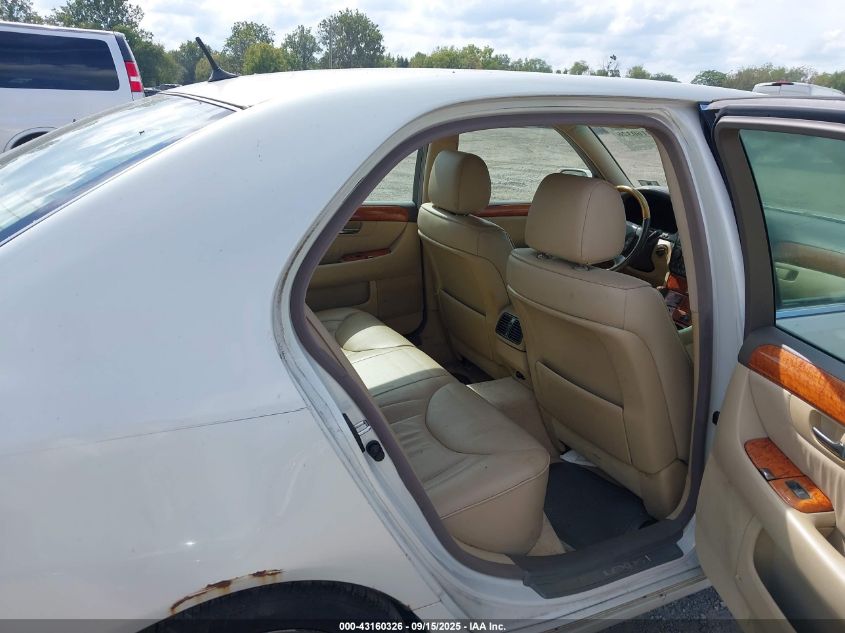 2005 Lexus Ls 430 VIN: JTHBN36F655010273 Lot: 43160326