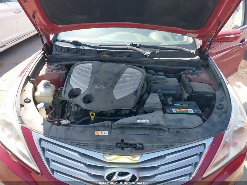 2012 Hyundai Azera VIN: KMHFH4JG5CA191057 Lot: 43160361