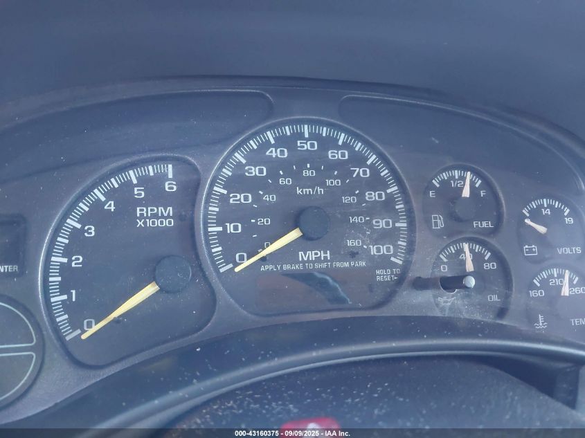 2000 GMC Sierra 1500 Sle VIN: 2GTEC19T8Y1303155 Lot: 43160375