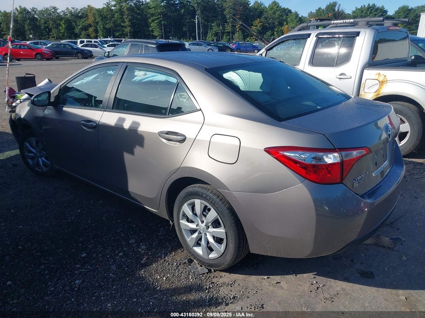 2016 Toyota Corolla Le grey sedan gasoline 2T1BURHE7GC485321 photo #4