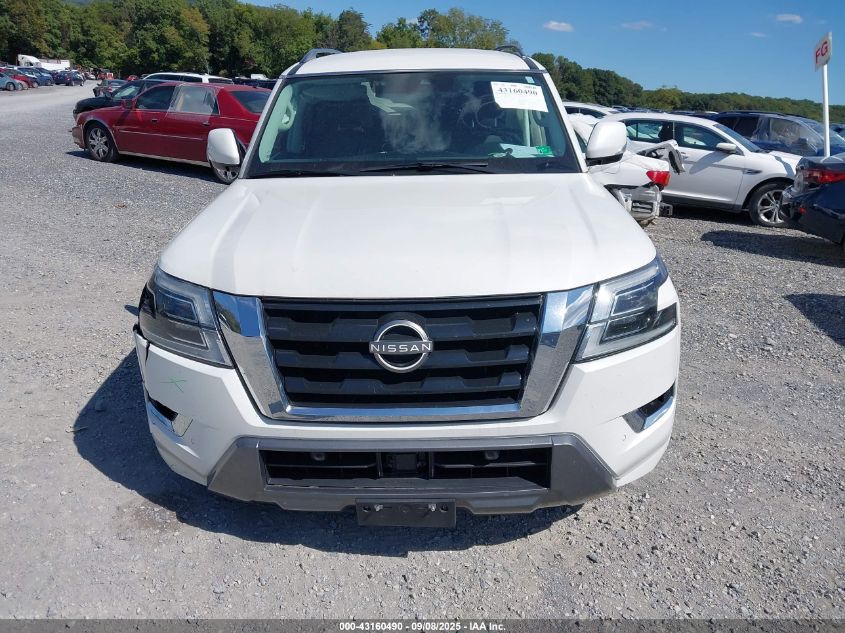 2021 Nissan Armada Sv 4Wd VIN: JN8AY2AD0M9661379 Lot: 43160490