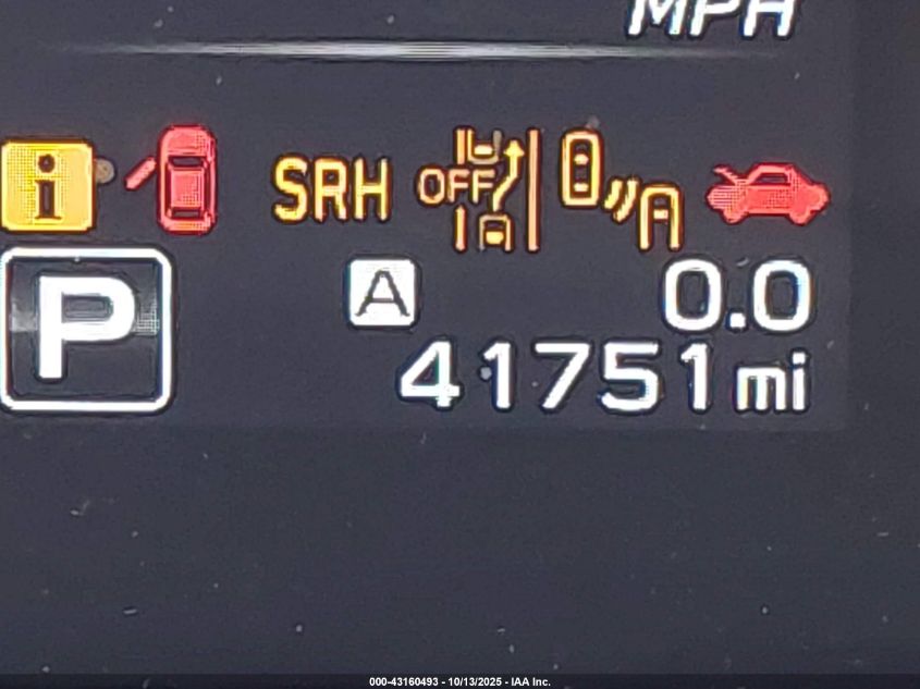 2025 Subaru Outback Premium VIN: 4S4BTADC2S3120180 Lot: 43160493