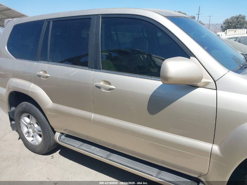 2007 Lexus Gx 470 VIN: JTJBT20X170144351 Lot: 43160505