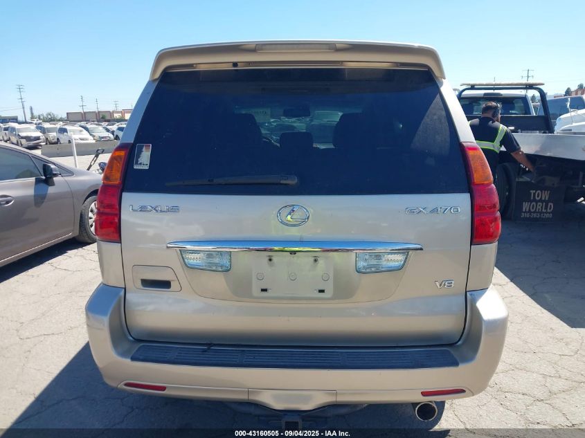 2007 Lexus Gx 470 VIN: JTJBT20X170144351 Lot: 43160505