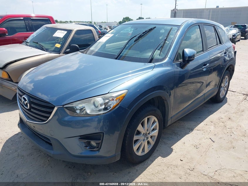 2016 Mazda Cx-5 Touring blue other gasoline JM3KE2CYXG0639172 photo #3