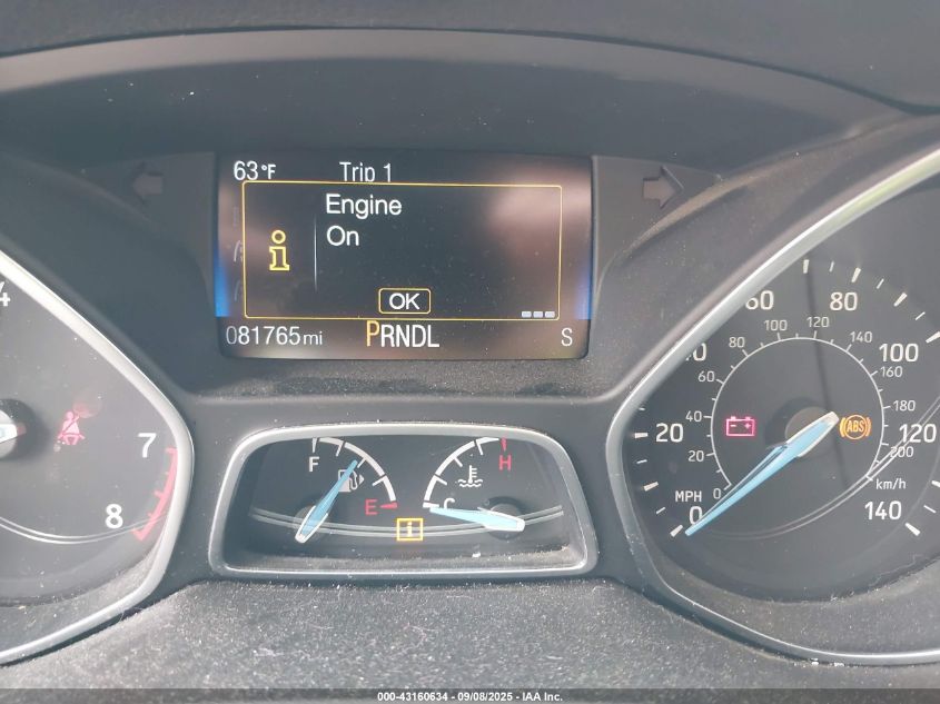 2016 Ford Focus Se VIN: 1FADP3F25GL231014 Lot: 43160634