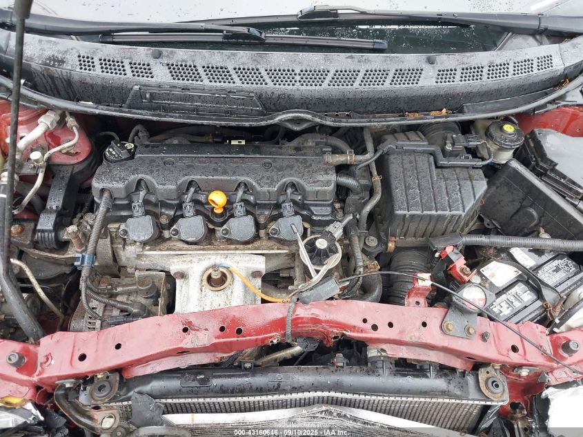 2010 Honda Civic Lx VIN: 2HGFA1F53AH560738 Lot: 43160646