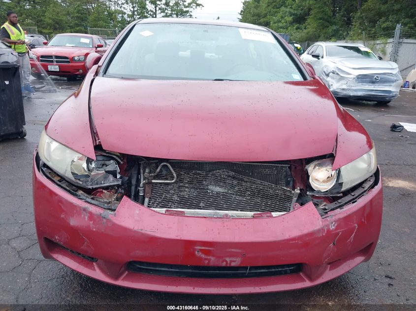 2010 Honda Civic Lx VIN: 2HGFA1F53AH560738 Lot: 43160646