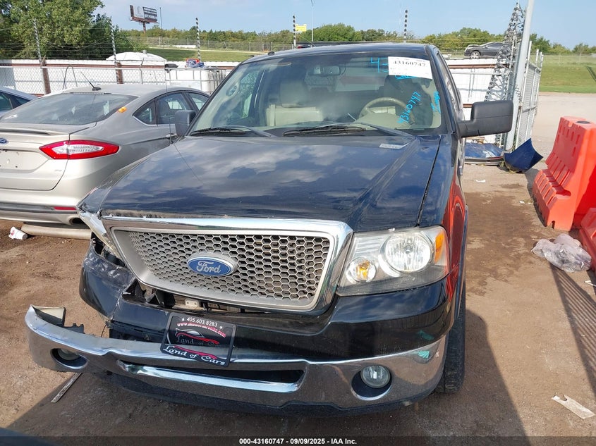 2007 Ford F-150 Lariat/Stx/Xl/Xlt VIN: 1FTPX12V27FB66794 Lot: 43160747