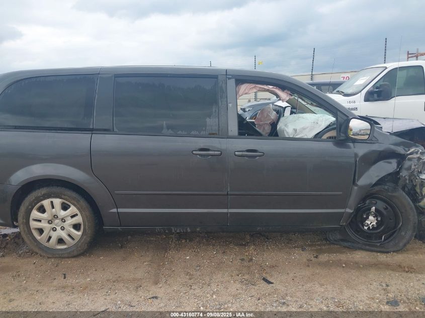 2016 Dodge Grand Caravan Se VIN: 2C4RDGBGXGR202231 Lot: 43160774