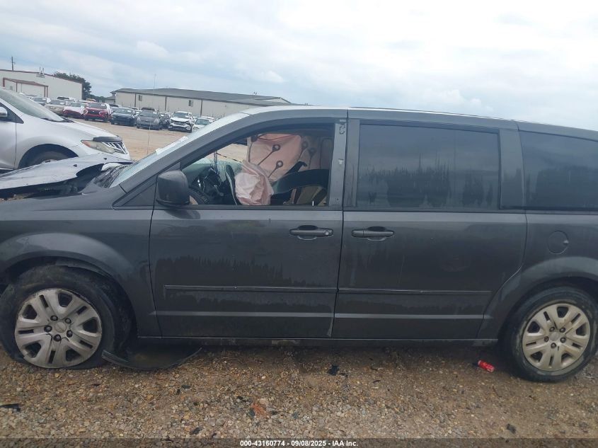 2016 Dodge Grand Caravan Se VIN: 2C4RDGBGXGR202231 Lot: 43160774