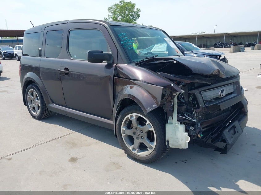 2007 Honda Element Sc brown other gasoline 5J6YH18957L014967 photo #1