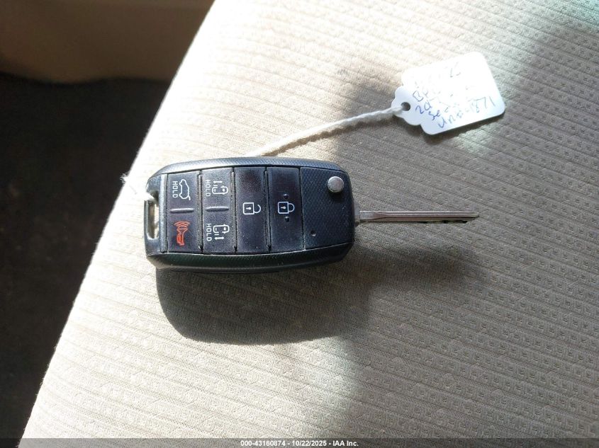 2017 Kia Sedona Lx VIN: KNDMB5C14H6244871 Lot: 43160874