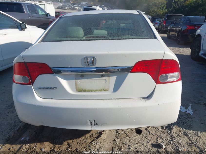 2009 Honda Civic Lx VIN: 2HGFA16539H308905 Lot: 43160904