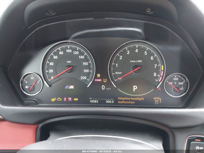 2020 BMW M4 VIN: WBS4Y9C07LAH83077 Lot: 43160960