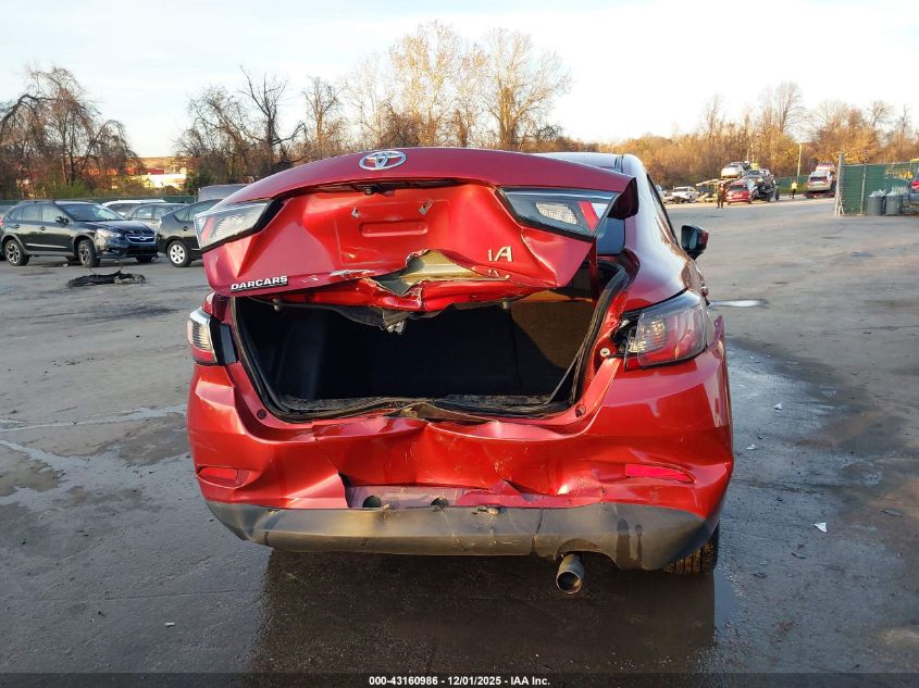 2017 Toyota Yaris Ia VIN: 3MYDLBYV7HY165146 Lot: 43160986