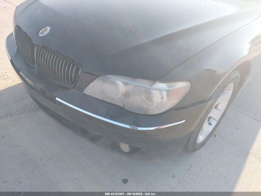 2006 BMW 750Li VIN: WBAHN83546DT30927 Lot: 43161001