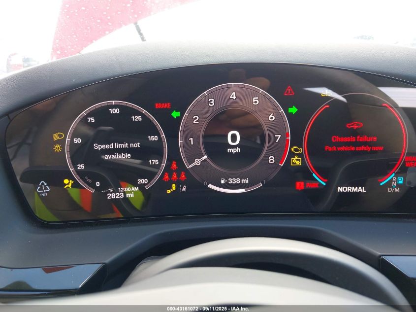 2025 Porsche Panamera 4 VIN: WP0AA2YA2SL006197 Lot: 43161072