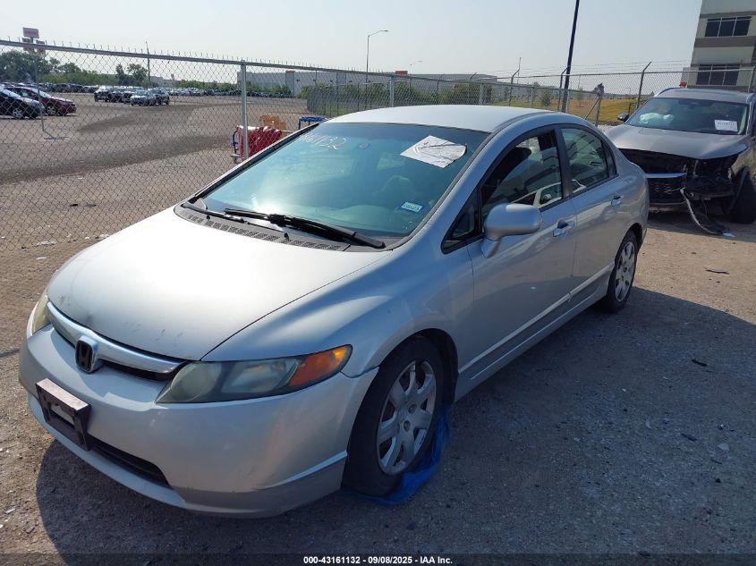 2007 Honda Civic Lx VIN: 1HGFA165X7L070258 Lot: 43161132