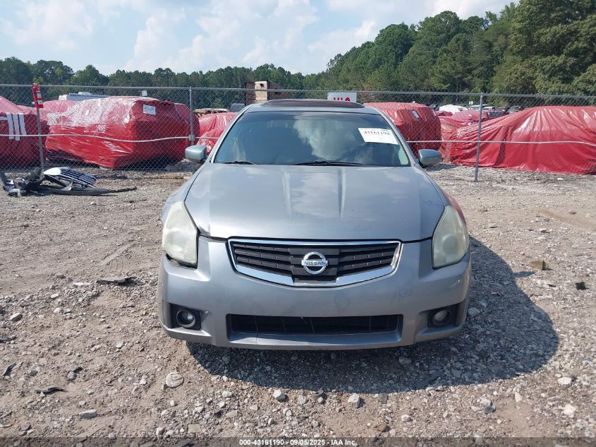 2008 Nissan Maxima 3.5 Se VIN: 1N4BA41EX8C829195 Lot: 43161190