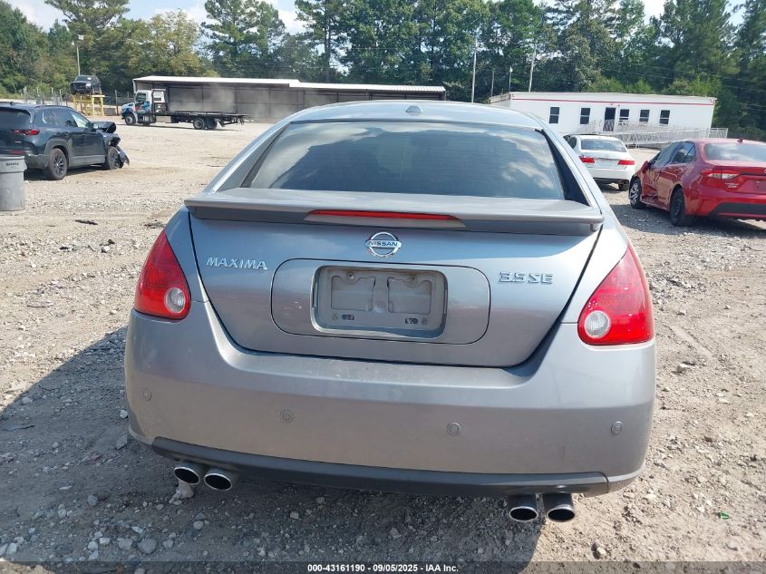 2008 Nissan Maxima 3.5 Se VIN: 1N4BA41EX8C829195 Lot: 43161190