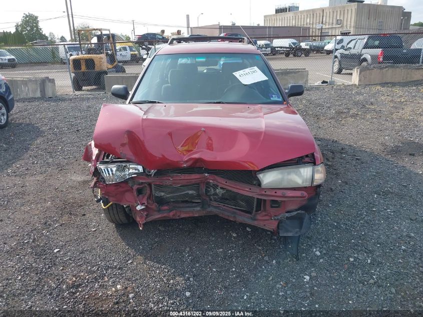 1998 Subaru Legacy L/Right Hand Postal Drive VIN: 4S3BK4352W7308823 Lot: 43161202