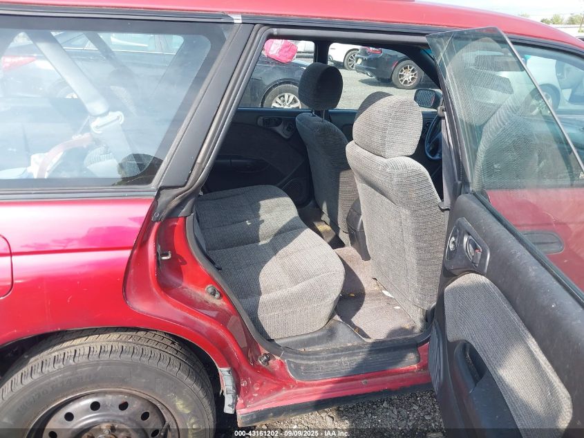 1998 Subaru Legacy L/Right Hand Postal Drive VIN: 4S3BK4352W7308823 Lot: 43161202