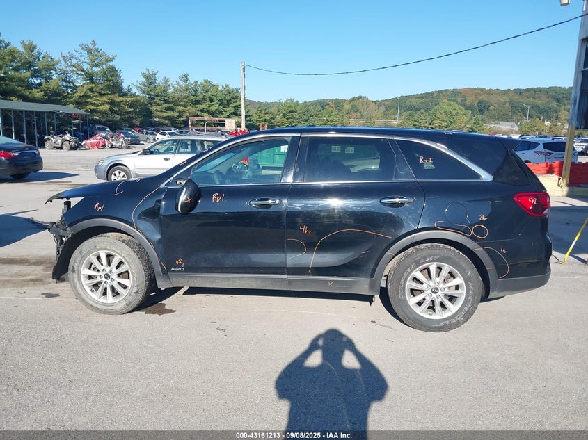 2019 Kia Sorento 2.4L Lx VIN: 5XYPGDA36KG546132 Lot: 43161213