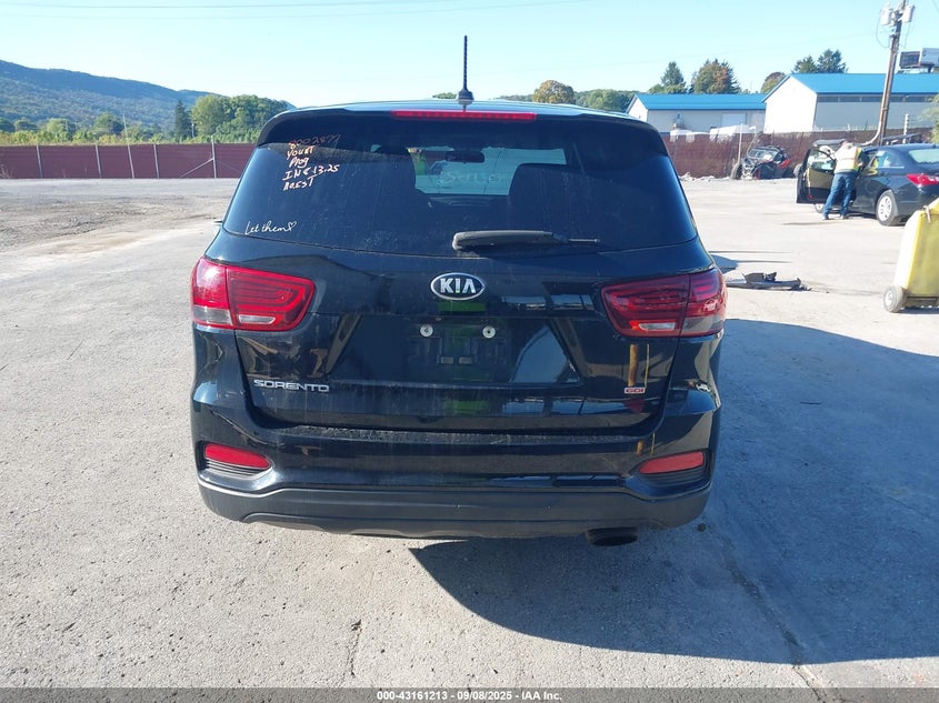 2019 Kia Sorento 2.4L Lx VIN: 5XYPGDA36KG546132 Lot: 43161213