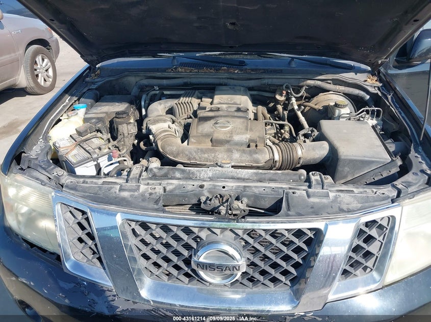 2012 Nissan Pathfinder Sv VIN: 5N1AR1NN5CC625559 Lot: 43161214