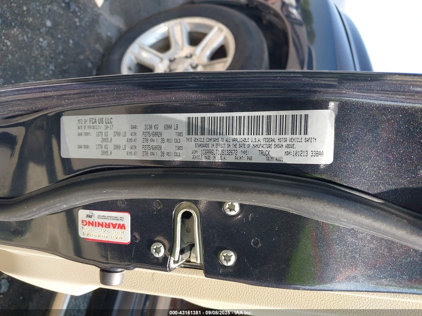 2018 RAM 1500 SLT - 1C6RR6LT1JS132672