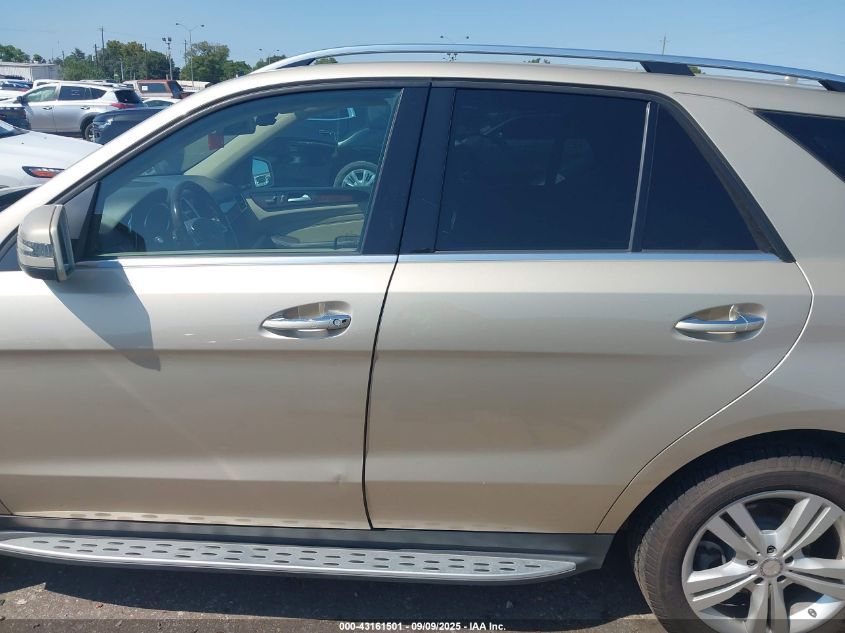 2013 Mercedes-Benz Ml 350 Bluetec 4Matic VIN: 4JGDA2EB1DA155365 Lot: 43161501