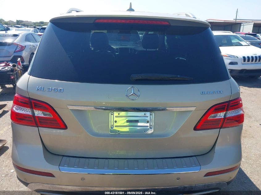 2013 Mercedes-Benz Ml 350 Bluetec 4Matic VIN: 4JGDA2EB1DA155365 Lot: 43161501