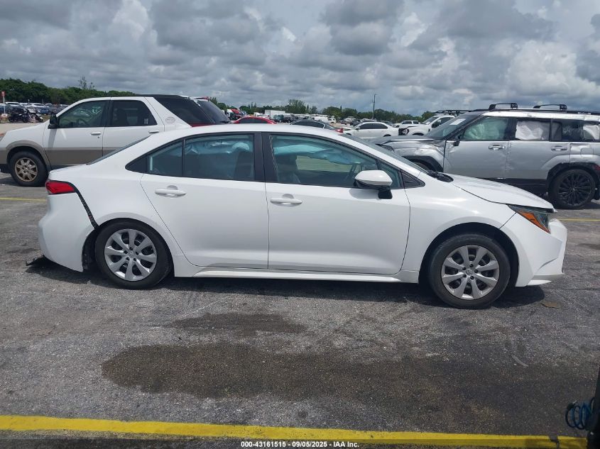 2023 Toyota Corolla Le VIN: 5YFB4MDE9PP010262 Lot: 43161515