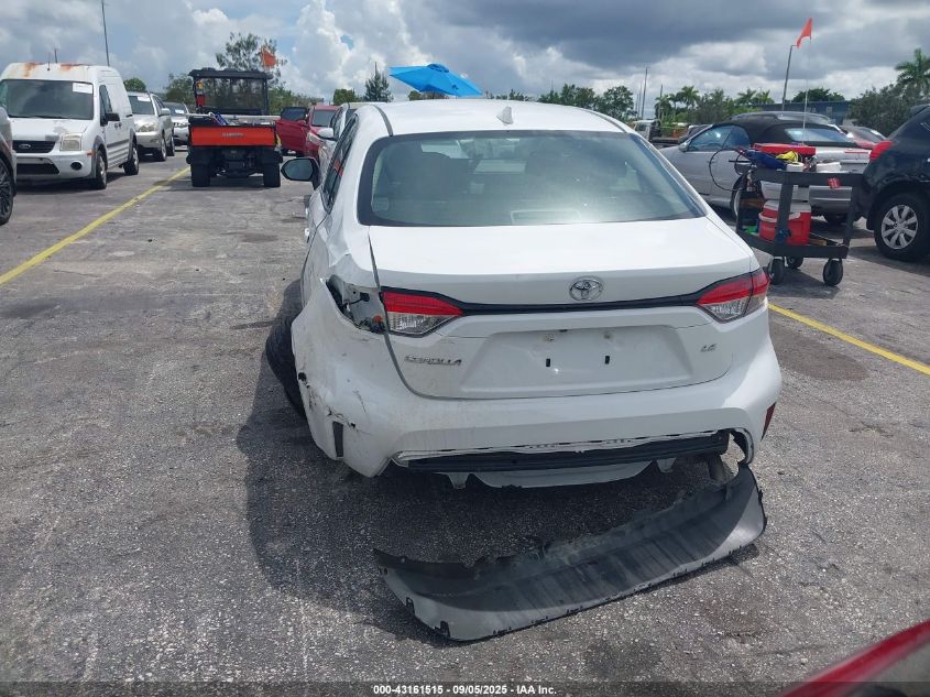 2023 Toyota Corolla Le VIN: 5YFB4MDE9PP010262 Lot: 43161515