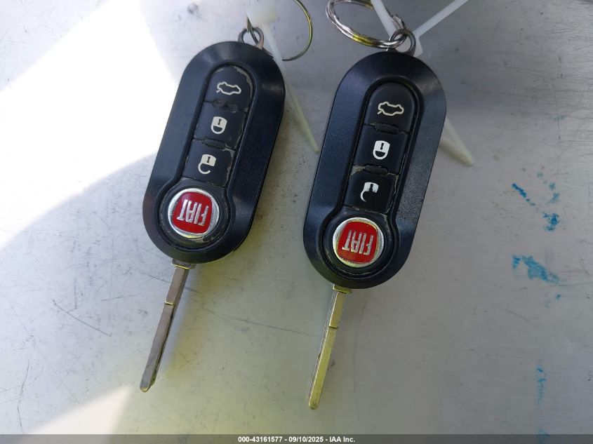 2017 Fiat 500E Battery Electric VIN: 3C3CFFGE2HT654243 Lot: 43161577