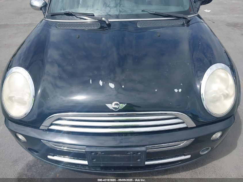 2005 Mini Cooper VIN: WMWRC33495TJ67278 Lot: 43161685