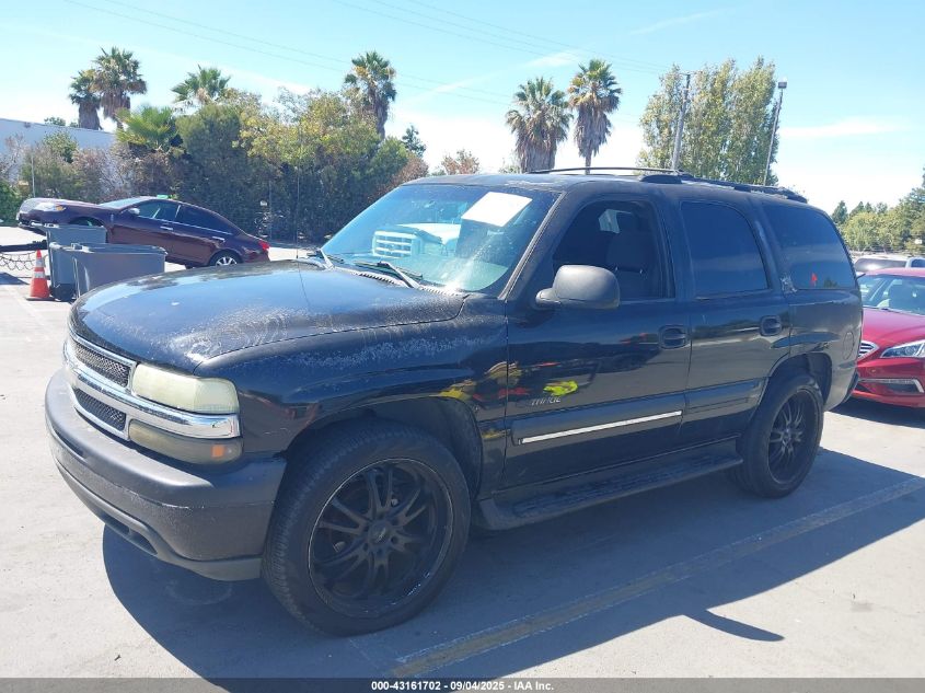 2002 Chevrolet Tahoe Ls VIN: 1GNEC13V22J178619 Lot: 43161702