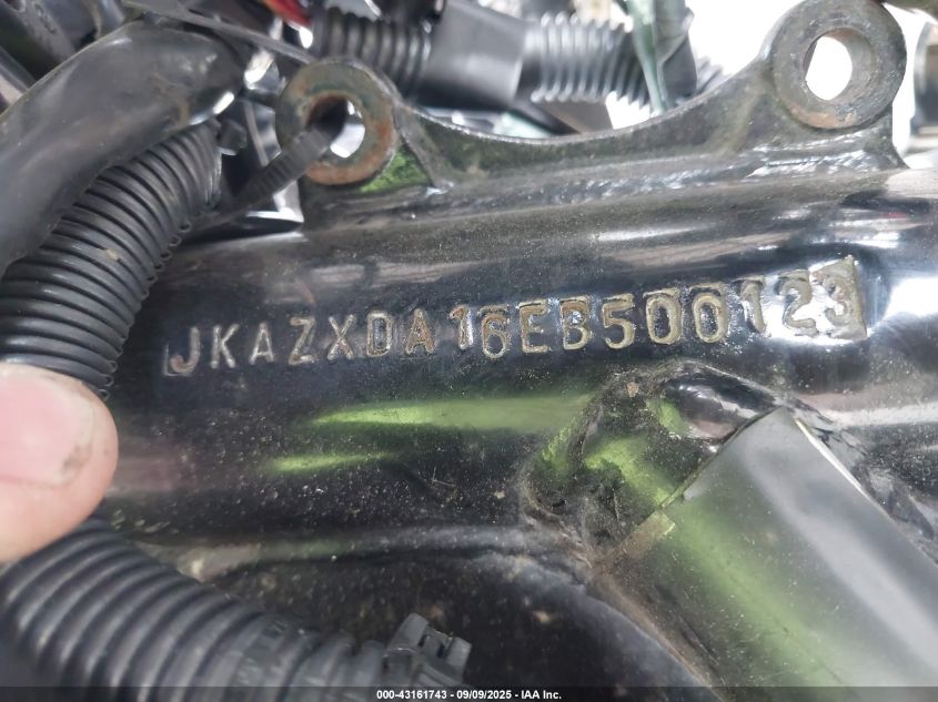 1984 Kawasaki Zx750 VIN: JKAZX0A16EB500123 Lot: 43161743