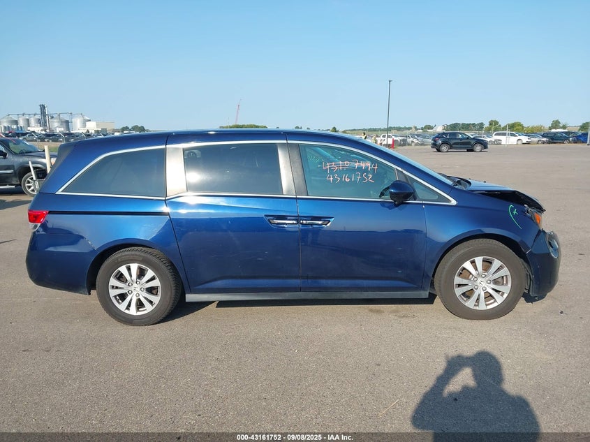 2015 Honda Odyssey Ex-L VIN: 5FNRL5H66FB115233 Lot: 43161752
