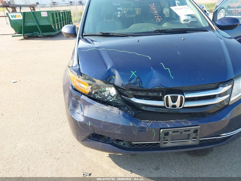 2015 Honda Odyssey Ex-L VIN: 5FNRL5H66FB115233 Lot: 43161752