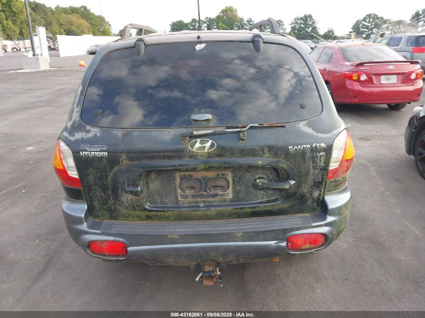 2004 Hyundai Santa Fe VIN: KM8SC13024U808395 Lot: 43162081