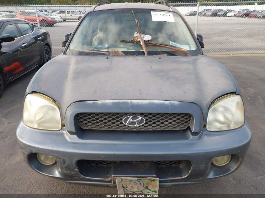 2004 Hyundai Santa Fe VIN: KM8SC13024U808395 Lot: 43162081