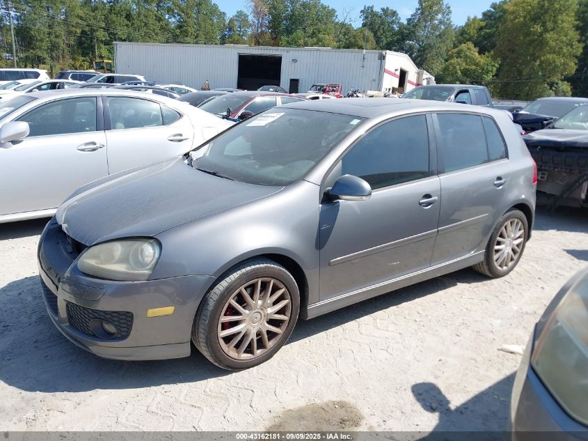 2007 Volkswagen Gti 4-Door VIN: WVWGV71K87W029083 Lot: 43162181