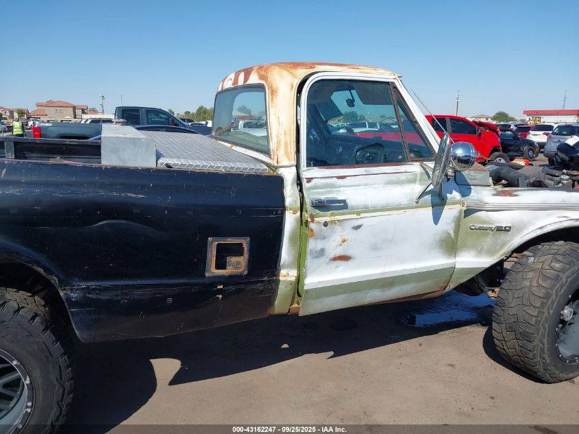 1972 Chevrolet K20 VIN: 0000CKE242S168702 Lot: 43162247