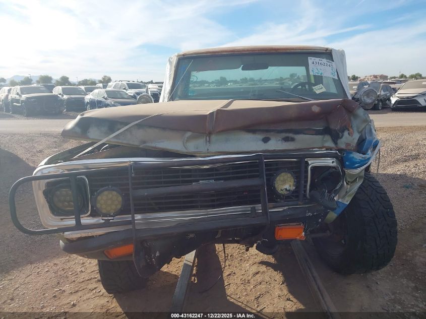 1972 Chevrolet K20 VIN: 0000CKE242S168702 Lot: 43162247