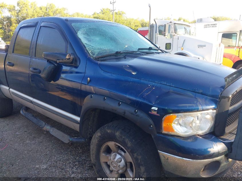 2003 Dodge Ram 2500 Slt/Laramie/St VIN: 3D7KU28C73G803451 Lot: 43162248